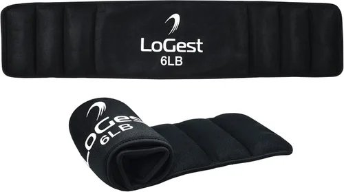 beLoGest - Cinturón de cadera con peso y cierre de velcro, 6 libras, 8 libras, 10 libras, 12 libras, cómodo y seguro, cinturón de cadera acolchado