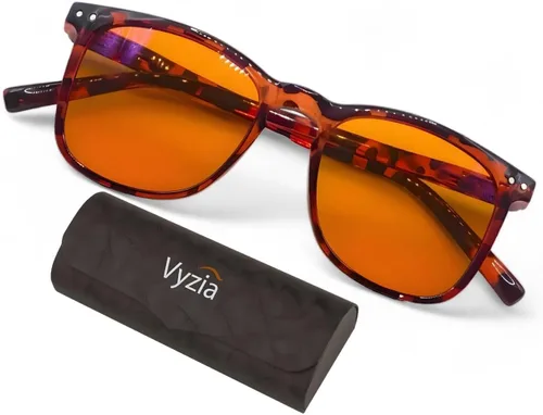 Vyzia Lentes de bloqueo de luz azul para uso en computadora, juegos, lectura nocturna, mejoran el sueño, reducen la fatiga ocular, antirreflejos,