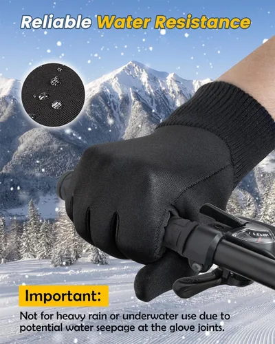 Miniatura 6 de Winter Gloves for Men Women Cold Weather - Touchscreen Gloves for Running