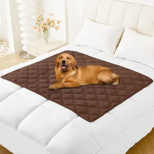 Miniatura 114 de Smiry Funda Impermeable para Cama de Perro, Manta Suave Reversible para Mascotas, Lavable a Prueba de Fugas para Gatos y Perros, Funda para Sofá