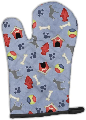 Miniatura 134 de Caroline's Treasures BB4872OVMT - Guante de horno de Navidad Affenpinscher resistente al calor, grueso para sartenes calientes y horno, manopla