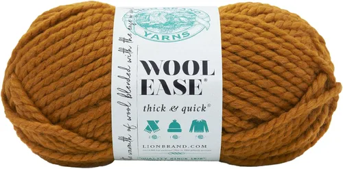 Miniatura 184 de Lion Brand Yarn - Ovillo de lana Wool-Ease Thick & Quick color fuerza aérea