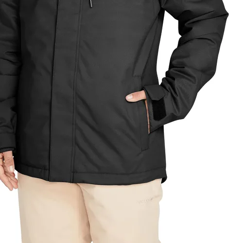 Miniatura 6 de Volcom Chaqueta con capucha Bolt para mujer con aislamiento para snowboard y esquí Negro