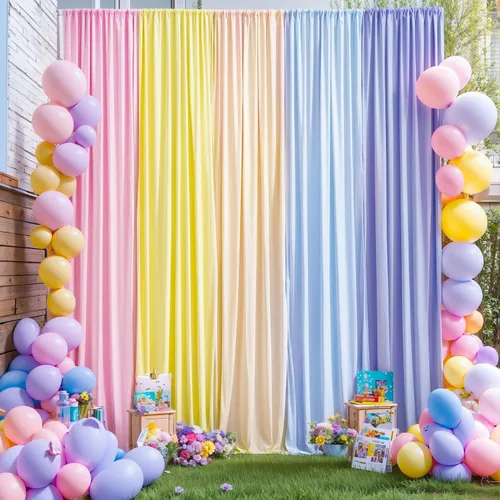 Cortinas de Fondo Pastel Fondos de Unicornio Fondos de Fiesta de Unicornio para Decoración de Fiesta de Cumpleaños de Niñas 10ft × 7ft