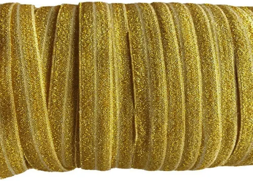 Miniatura 10 de YYCRAFT 24 yardas con purpurina plegable elástico plegable FOE elástico FOE 5/8 pulgadas para cintas para el cabello, 8