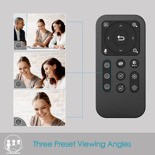 Miniatura 7 de Angetube Cámara web 4K AI: cámara web con seguimiento de IA micrófonos con cancelación de ruido dual AI - habilitado para HDR, USB 3.0, control