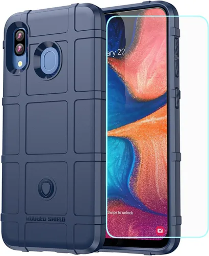 Miniatura 75 de Funda EUAGVQY para Samsung A70 Galaxy A70, Funda de Fibra de Carbono de TPU Blanda Antideslizante Duradera y Ligera, Funda Protectora para Samsung