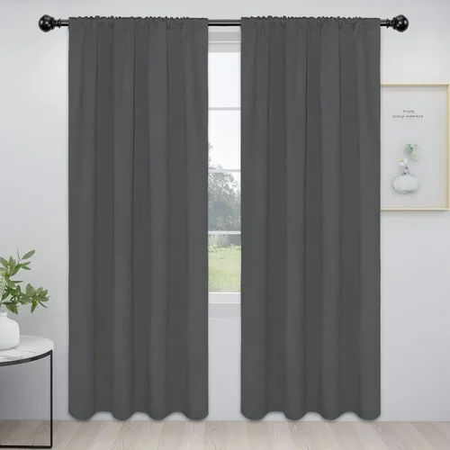 Miniatura 36 de Easy-Going - Cortinas opacas con bolsillo para varilla para el dormitorio, cortinas para ventanas que oscurecen la habitación o la sala de estar