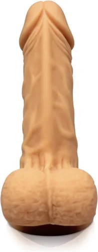 Miniatura 2 de Healthy Vibes Seductive Dildo - Consolador de silicona con textura de vena perfecto para principiantes - Base de succión - Sin látex ni ftalatos - 6