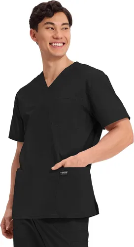 Miniatura 41 de Cherokee WW Professionals WW695 - Camisa de uniforme sanitario para hombre, con cuello en V