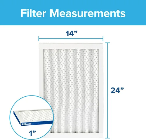 Miniatura 2 de Filtrete AC Furnace Air Filter, Elite Allergen, Bacteria & Virus Filter, Electrostatic Air Cleaning Filter