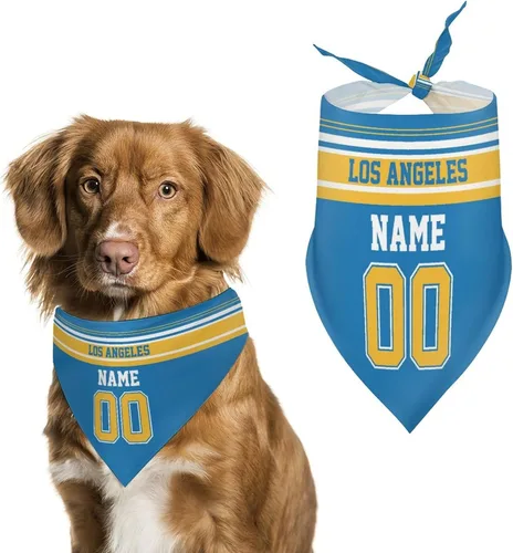 Miniatura 16 de Arizona - Bandana de fútbol para perro, diseño personalizado, número de nombre, regalos para gatos