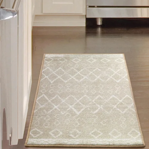 Miniatura 34 de Antep Rugs - Alfombras antideslizantes de 2 x 7 pies (antideslizante) con parte trasera de goma, de estilo antiguo, bohemio, marroquí y con pelo Azul