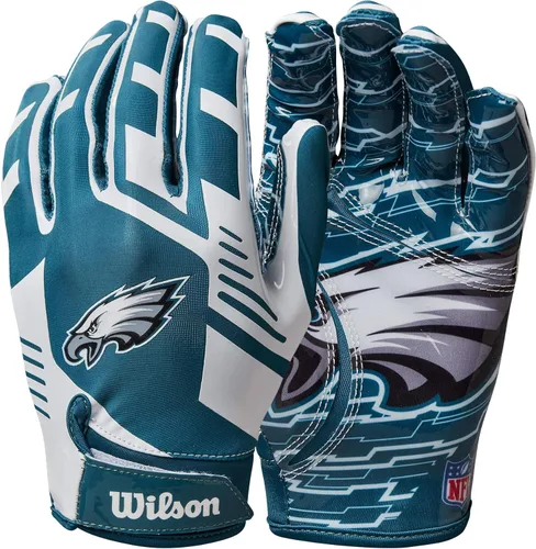 Miniatura 38 de Wilson NFL - Guantes de fútbol americano con ajuste elástico, tallas para jóvenes y adultos