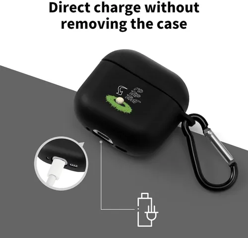 Miniatura 3 de I'd Tap That Golf Simple - Funda protectora compatible con AirPods 4, cuerpo completo, a prueba de golpes