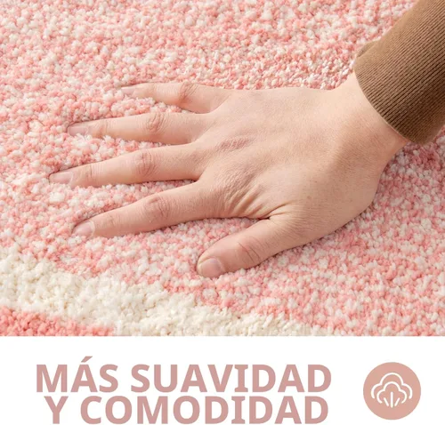 Miniatura 6 de CozeCube Tapetes de baño para baño antideslizantes, alfombras de baño de microfibra absorbente esponjosas lavables, alfombras de baño estéticas