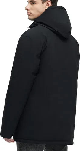 Miniatura 3 de Abrigos de invierno para hombre, chaquetas de invierno, impermeables, cálidas, gruesas, largas, con capucha