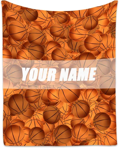 Miniatura 8 de Regalos de baloncesto para niños, manta de baloncesto para niñas y niños, mantas deportivas para jugadores, mantas de felpa para niños para sofá