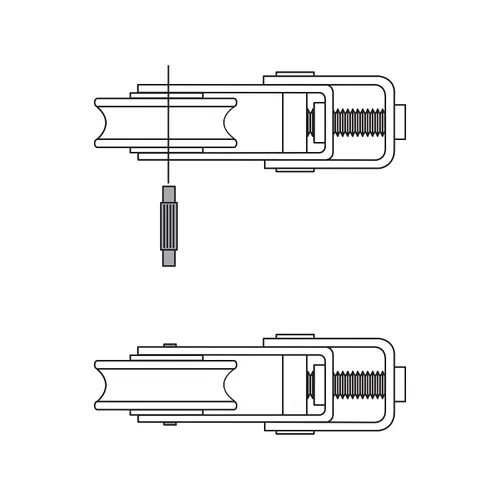 Miniatura 6 de Prime-Line D 1799 Kit de reemplazo de rodillos para puerta de patio, 1-1/2 pulgadas, paquete de 2