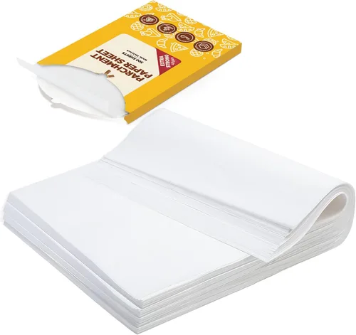 Miniatura 8 de Katbite - Hojas de papel pergamino de 12x16 pulgadas con líneas de cuadrícula, papel para hornear precortado, antiadherente y resistente, papel
