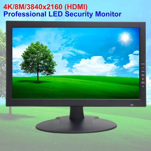 Miniatura 2 de 1stPV Precision - Monitor LED de seguridad 4K escalado de 18.5 pulgadas, compuesto BNC entrada/salida Super Sampling Anti-Aliasing (SSAA), HDMI