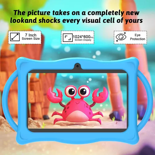 Miniatura 2 de Tablet Android Kids de 7 pulgadas, Tablets para Niños, 4 GB de RAM 32 GB ROM Quad Core Tablet para niños pequeños con funda a prueba de golpes