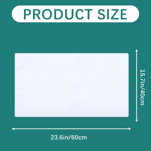 Miniatura 2 de GEKIXUTP 10 Piezas Toallas en Blanco de Sublimación, 16 x 24 Pulgadas Toallas de Microfibra de Sublimación para Cocina DIY, Toallas de Té en Blanco