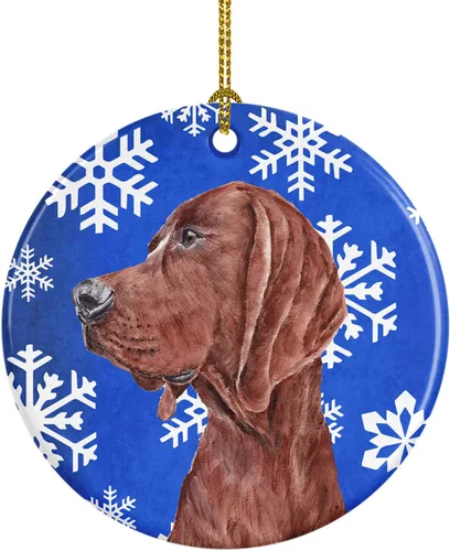 Miniatura 55 de Caroline's Treasures Cavalier Spaniel - Adorno de cerámica para colgar en el árbol de Navidad, para el hogar, Navidad, fiestas, regalo, 3 pulgadas