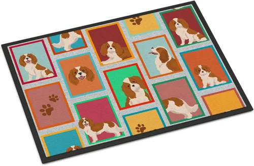Miniatura 78 de Caroline's Treasures MLM1149MAT - Felpudo rojo Border Collie de 18 x 27 pulgadas, para interiores y exteriores, para entrada, antideslizante, Border