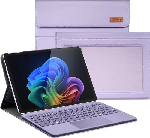 Miniatura 12 de CoBak Funda para Microsoft Surface Pro de 12" (2025), Premium Business Cover con soporte multiángulo, soporte para lápiz capacitivo integrado
