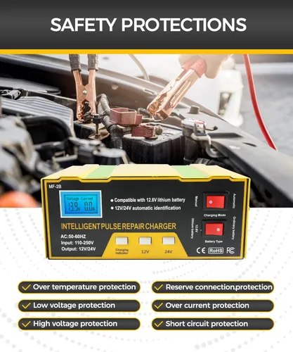 Miniatura 5 de Cargador de batería de automóvil, cargador de batería de 12 V, automóvil de 12 voltios, accesorios de automóvil, cargador de batería de 12 V