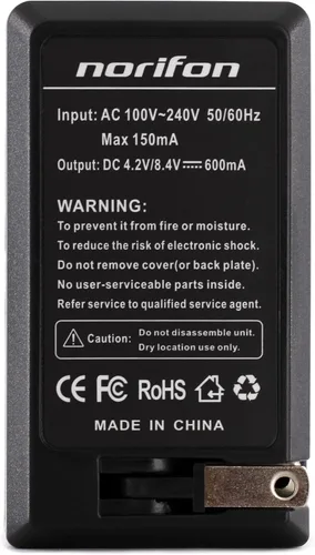 Miniatura 5 de Norifon Cargador de pared NB-6L para Canon PowerShot SX530 HS, SX610 HS, SX710 HS, SD1200 es, SD1300 es, S120 IXY 10S IXY 30S y más con enchufe