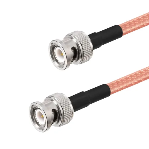 Miniatura 3 de Eightwood BNC macho a BNC macho adaptador RG400 de baja pérdida Cable 3 pies para antena de radio CB jamón Osciloscopio Analizador de espectro