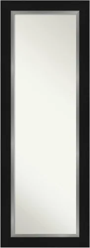 Miniatura 9 de Amanti Art Espejo de pared para puerta, espejo de longitud completa (52 x 18 pulgadas), espejo estrecho de cuerpo completo negro grande y espejo
