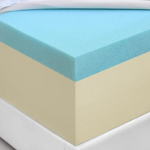 Miniatura 11 de Furinno Tidur - Colchón de espuma viscoelástica de gel refrescante, 8 pulgadas, tamaño matrimonial, color blanco