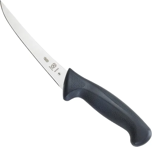 Miniatura 31 de Mercer Culinary M23880 Millennia Black Handle - Cuchillo para pan con mango negro, borde ondulado curvo de 10 pulgadas