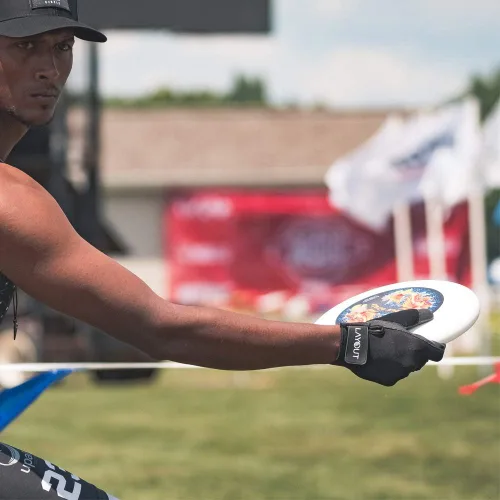 Miniatura 2 de Guantes para frisbee Layout Ultimate - ¡Agarre y fricción máximos para mejorar tu juego! Perfectos para Ultimate, DG y todos los deportes de disco!