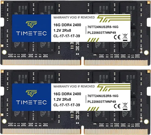 Miniatura 16 de Timetec Kit de 16 GB (2 x 8 GB) DDR4 SODIMM para Intel NUC KIT/Mini PC/HTPC/NUC Board 2400MHz PC4-19200 No ECC sin búfer 1.2V CL17 Rango único 260