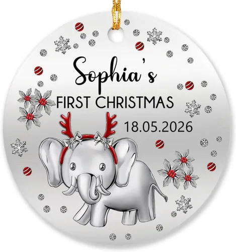 Miniatura 21 de Adornos personalizados de corazón para la primera Navidad, regalos para pareja de recién casados 2025, adorno de nuestra primera Navidad casado