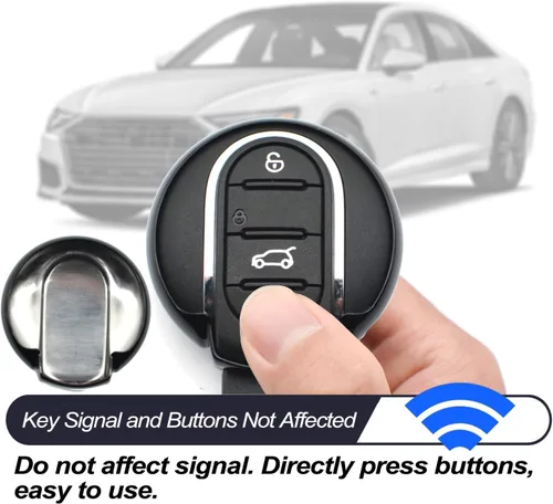 Miniatura 6 de MECHCOS Compatible con Mini Cooper Clubman Countryman F54 F55 F56 F57 F60, Funda de llave con 3 4 botones, Protector de llave con control remoto
