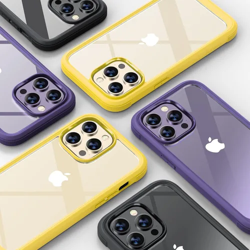 Miniatura 94 de Diaclara Funda diseñada para iPhone 16, mejorada [protección completa de la cámara], carcasa resistente de cuerpo completo con protector de pantalla