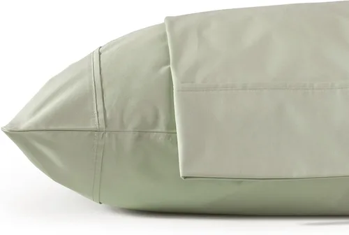 Miniatura 19 de Linen Home Juego de fundas de almohada King de 500 hilos, fundas de almohada 100 % algodón de fibra larga, juego de 2 fundas de almohada de satén