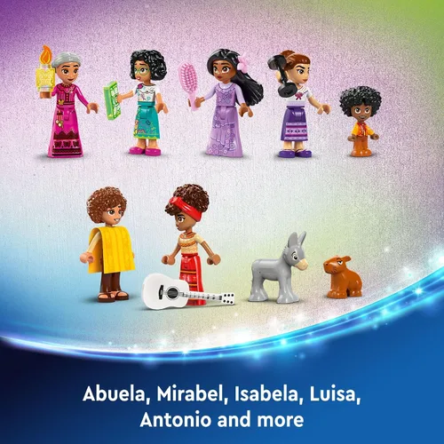 Miniatura 6 de LEGO Disney Encanto La Casa Mágica de los Madrigal Juguete, Set de Construcción para Niños, Figura de Muñeca de la Princesa Mirabel, Juguete
