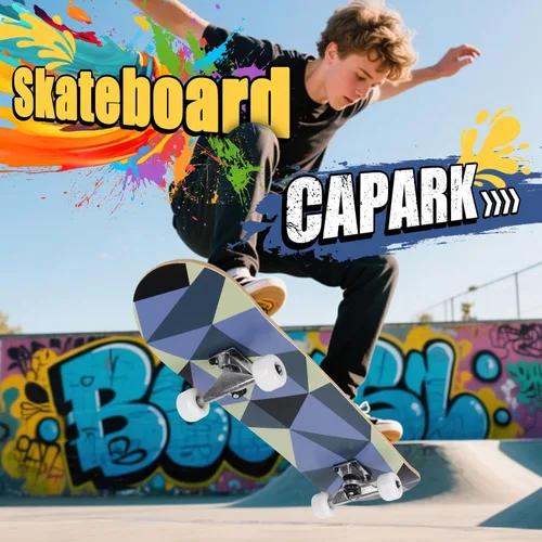 Miniatura 6 de Patinetas para principiantes, adultos, jóvenes, adolescentes, niños o niñas, de 31 x 8 pulgadas, patinetas completas de 7 capas de madera de arce
