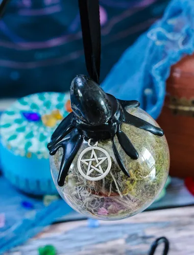 Miniatura 4 de Bolas de adivinación Bola de adivinación Bolas de protección de nigromancia Herramientas de altar Herramientas de altar Colección de tarros