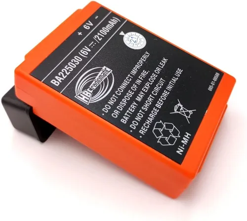 Miniatura 2 de Paquete de 5 baterías para HBC Radiomatic Battery BA225030 6V 2100mAh BA225030 Ni-Mh Batería recargable para HBC Crane Control remoto Bomba Batería