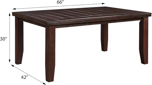 Miniatura 3 de Cherry Dining Table with Tapered Leg