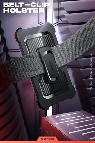 Miniatura 5 de SUPCASE Funda para Samsung Galaxy S23 FE con soporte y clip para cinturón, [Unicorn Beetle Pro] [Protector de pantalla integrado]
