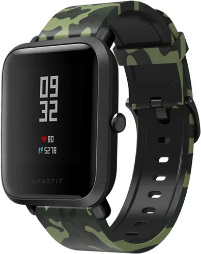 Miniatura 6 de Bandas de patrón compatibles con Amazfit Active 2 Square/1/GTS 4 mini 4 3 2 2e 2 Mini/GTR 1.654 in/Bip 3 pro/Bip U pro/Bip S/Bip Lite reloj