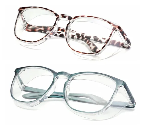 Miniatura 24 de Alsenor Gafas de seguridad antiniebla, gafas protectoras con bloqueo de luz azul, antipolvo, protección UV, para hombres y mujeres (jade)